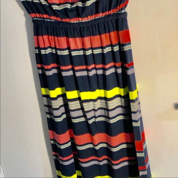 Ann Taylor Striped Tube Maxi Long dress - Picture 7 of 10